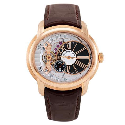 audemars piguet millenary 4101 rose gold|Audemars Piguet millenary chronograph.